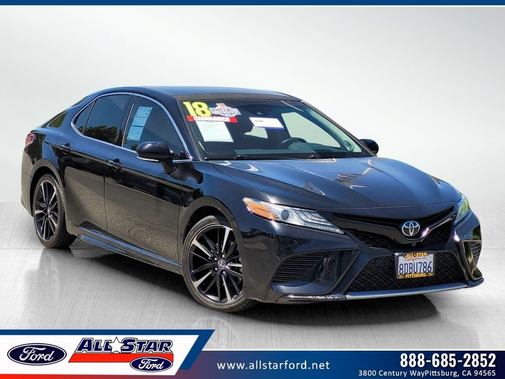 Certified Used 2018 Black Toyota XSE V6 image 1