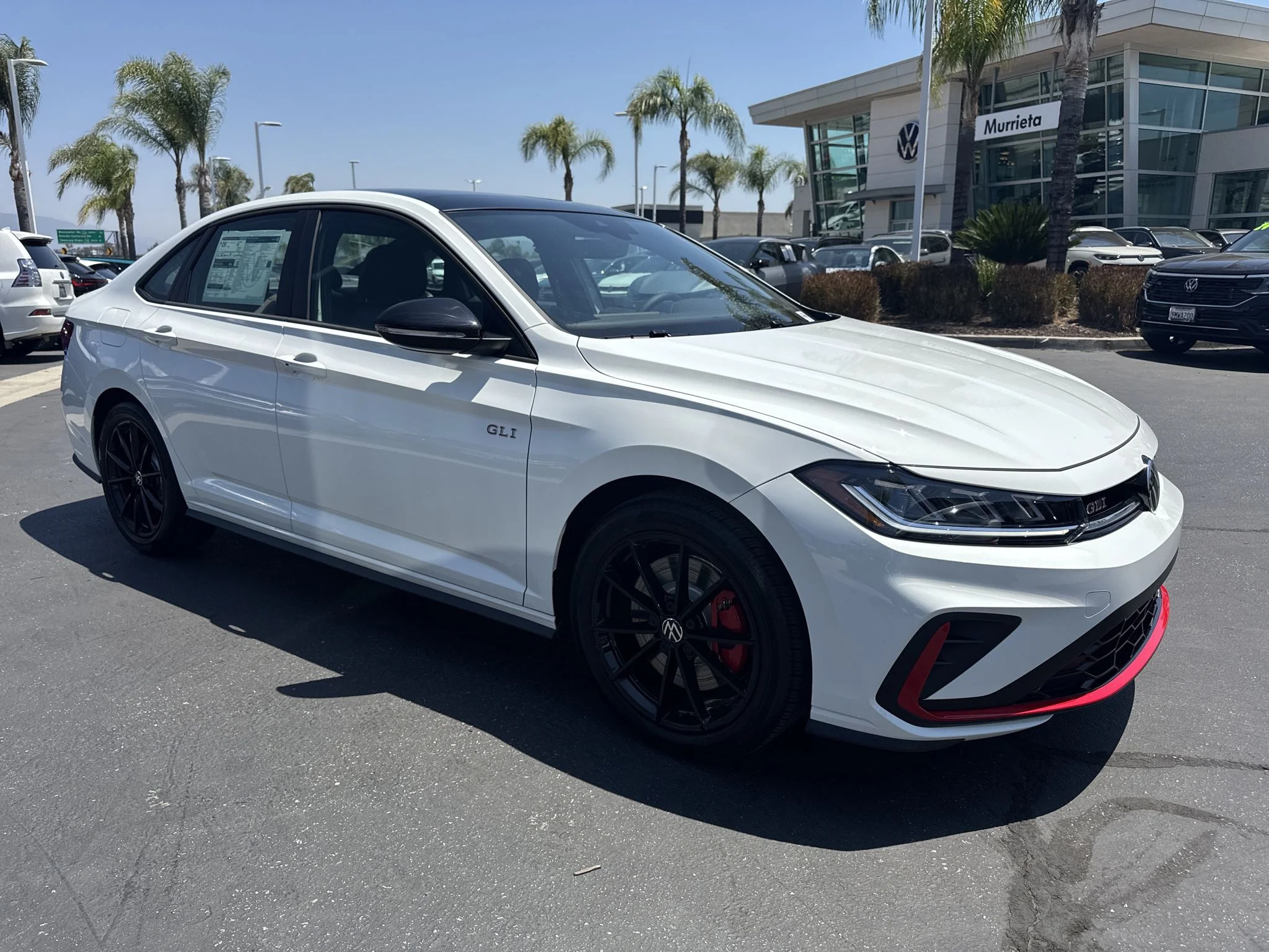 New 2026 Pure White w/Deep Black Roof Volkswagen Autobahn image 2