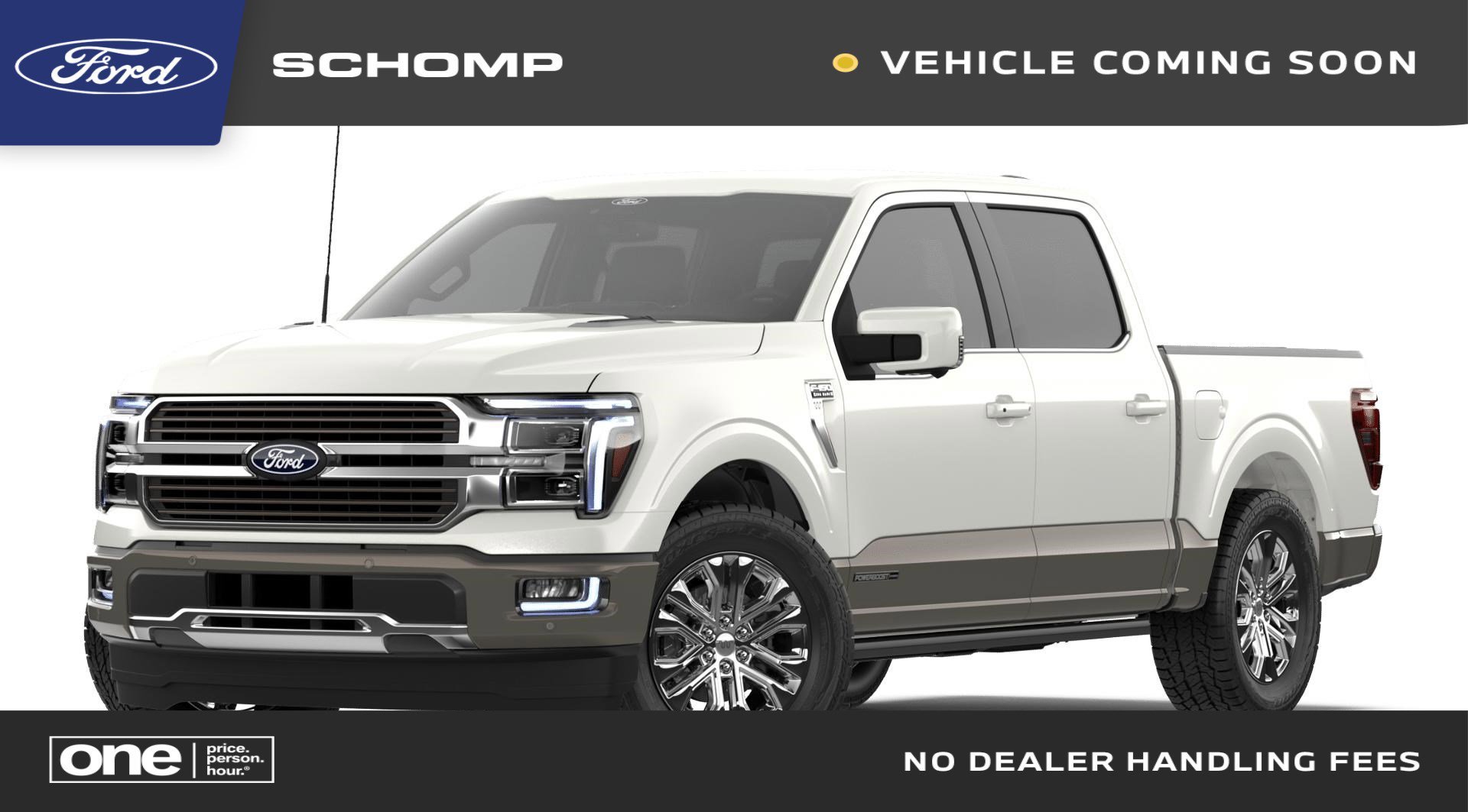 New 2026 Star White Metallic Tri-Coat Ford King Ranch image 1