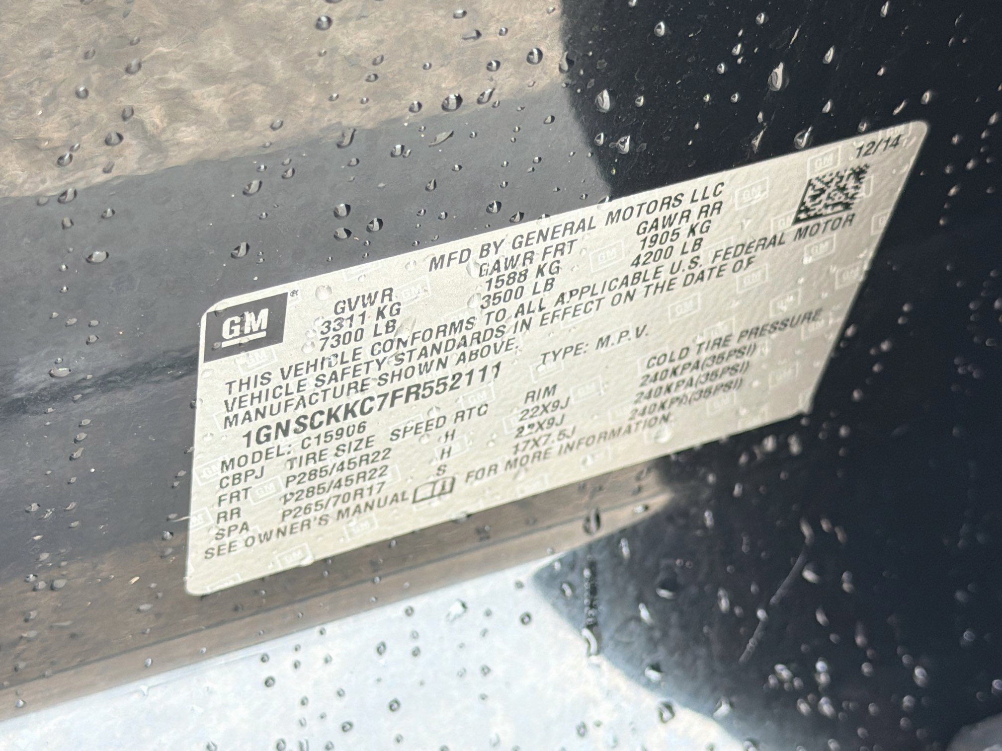Used 2015 Black Chevrolet LTZ image 47