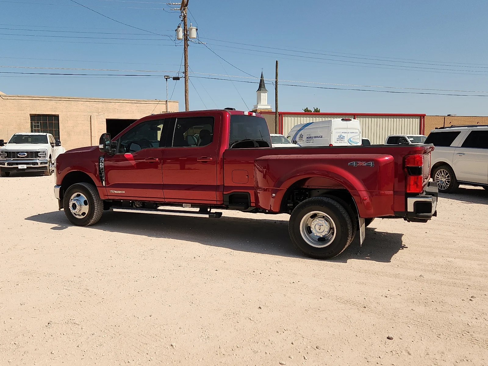 New 2026 Ruby Red Metallic Tinted Clearcoat Ford Lariat image 4