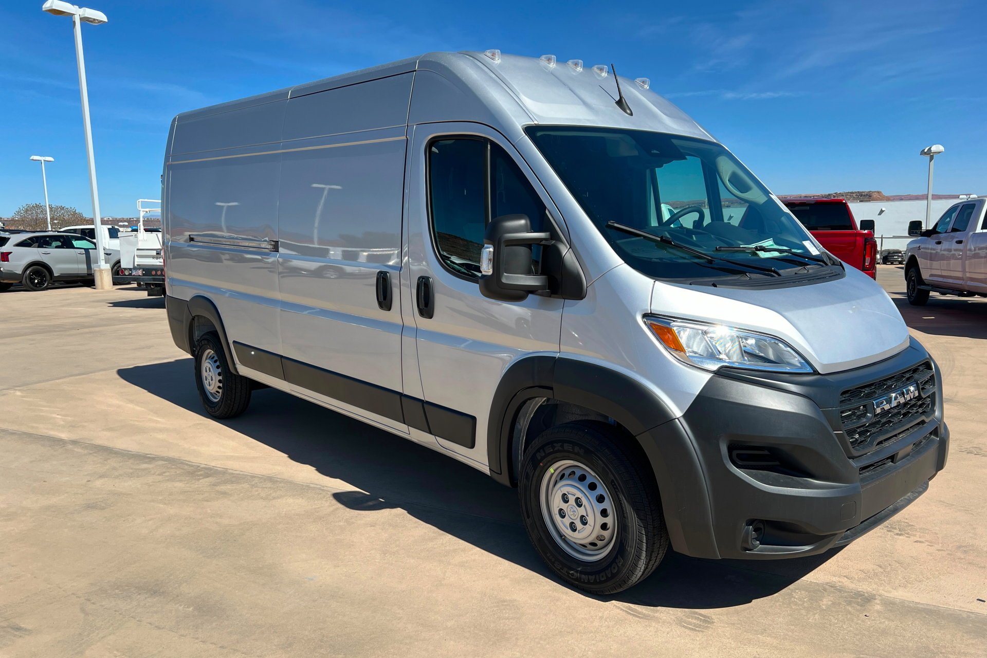 New 2026 Bright Silver Metallic Clear-Coat Exterior Paint RAM Tradesman image 8