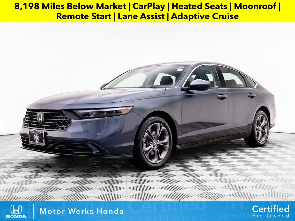 Certified Used 2024 Gray Honda EX image 1
