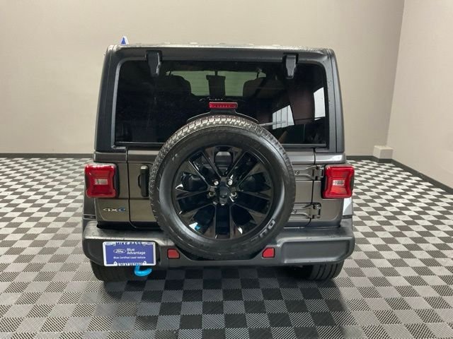 Certified Used 2022 Crystal Metallic Jeep Unlimited Sahara 4xe image 11