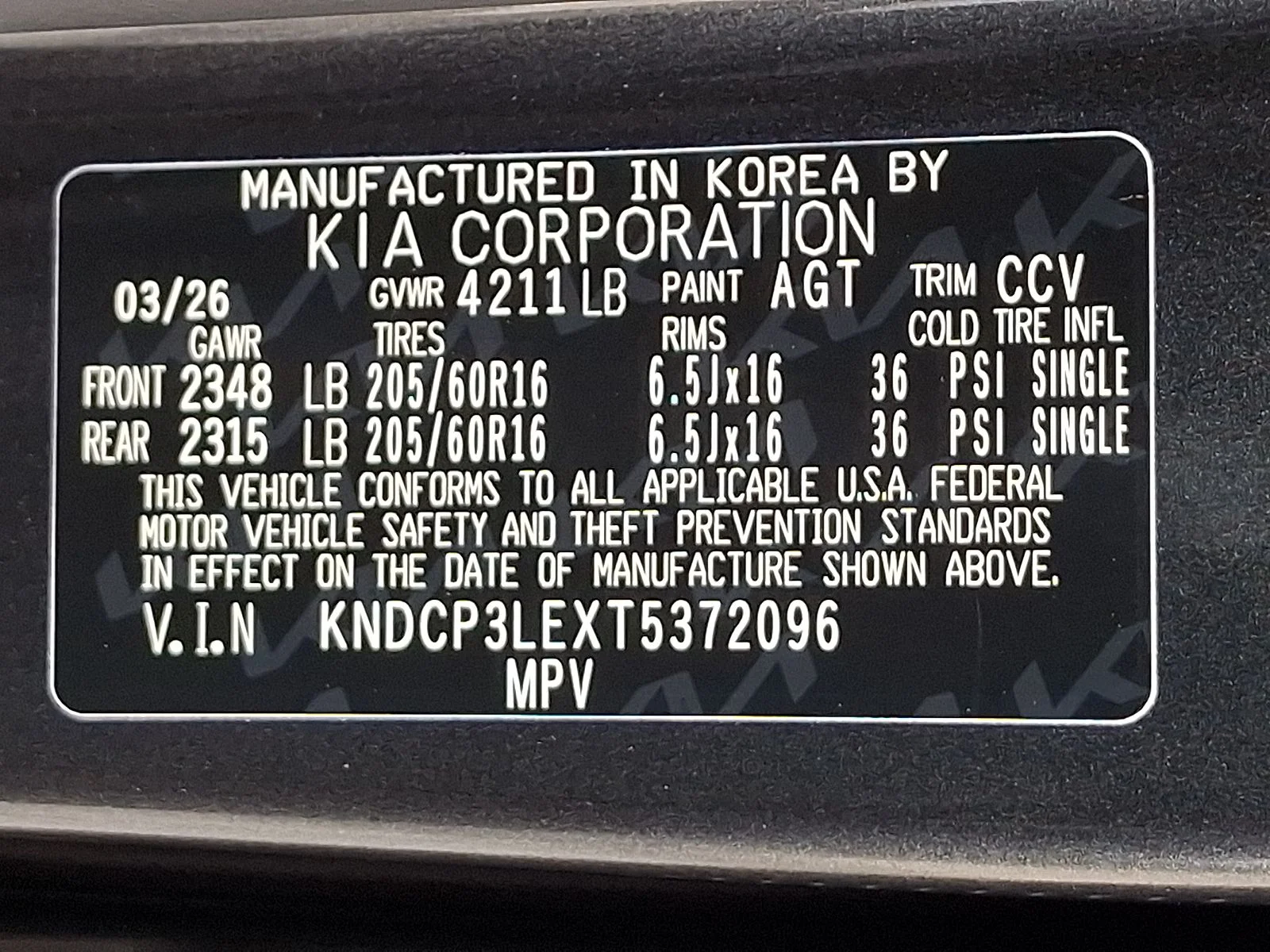 New 2026 Gray Kia LX image 21