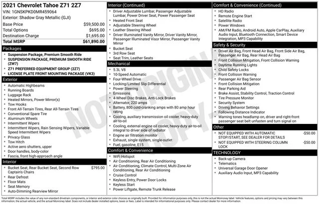 Used 2021 Gray Chevrolet Z71 image 37