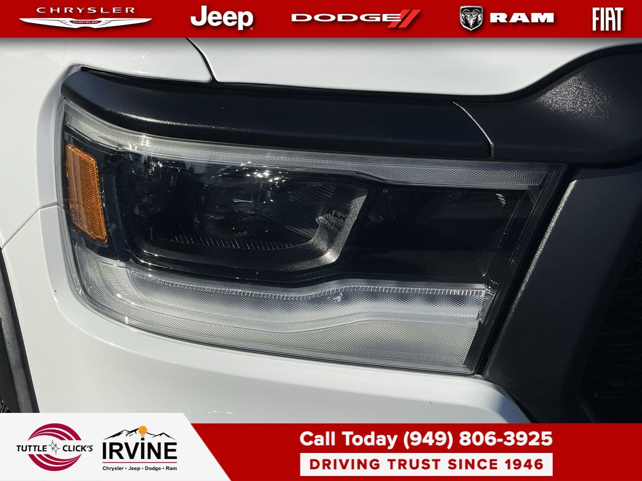 Used 2022 Bright White Clearcoat Ram Rebel image 7