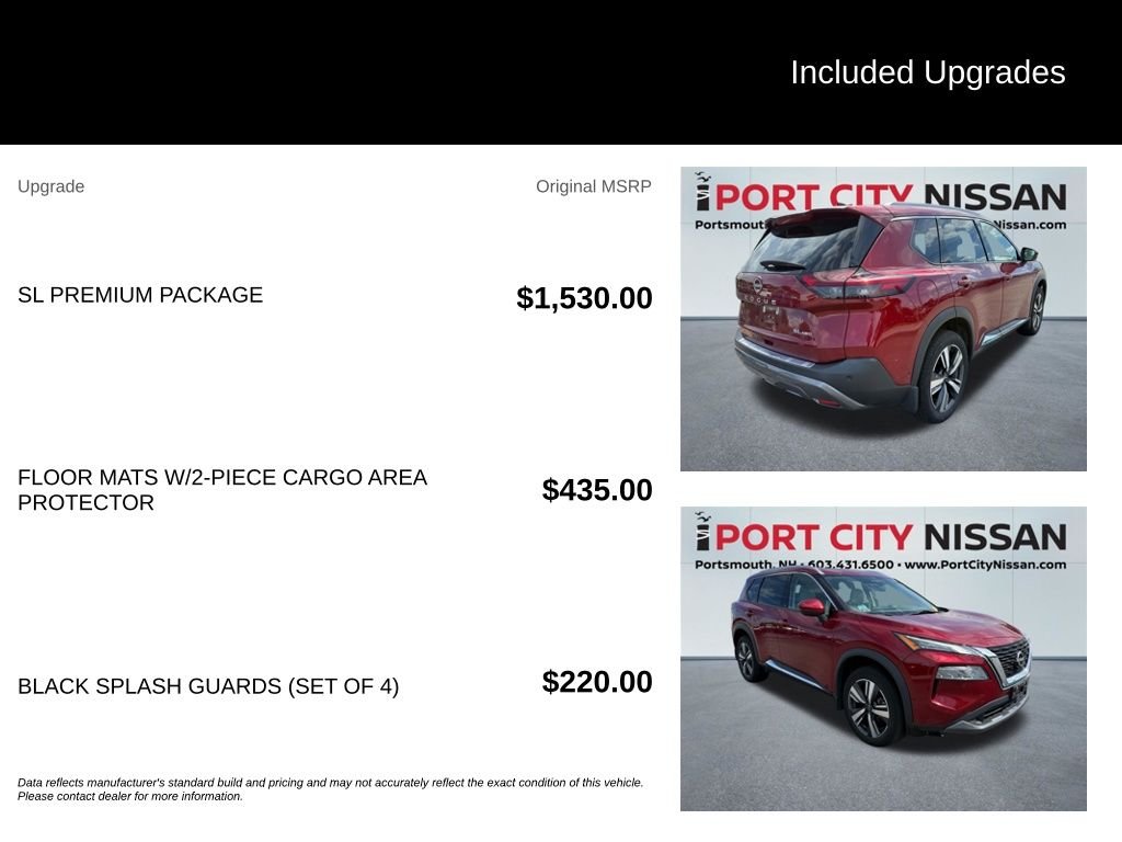 Used 2023 Scarlet Ember Tintcoat Nissan SL premium W/pamoramic sunroof image 6
