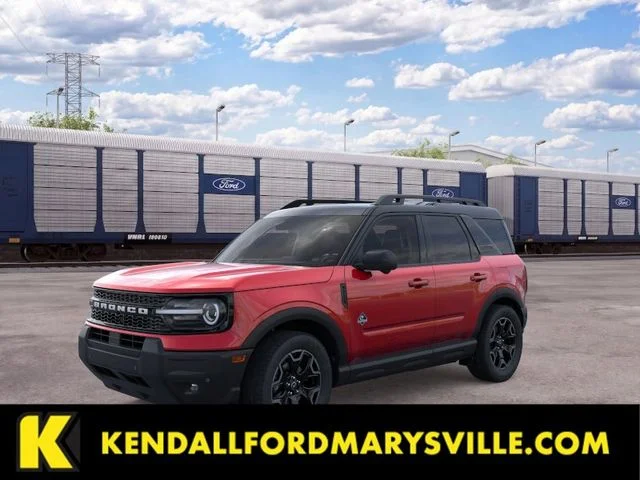 New 2026 Ruby Red Metallic Tinted Clearcoat Ford Outer Banks image 1