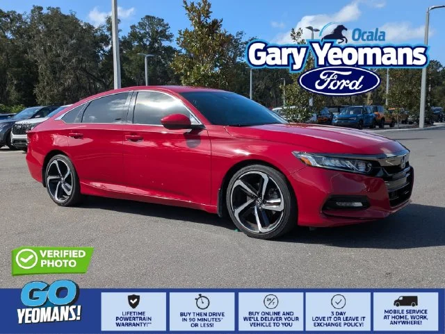 Used 2019 San Marino Red Honda Sport image 1