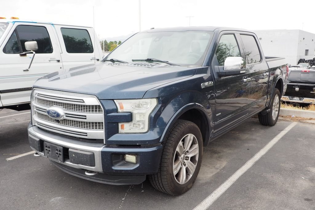 Used 2016 Blue Ford Platinum image 1