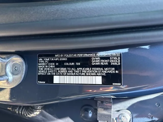 Used 2023 Midnight Metallic Polestar Performance image 16
