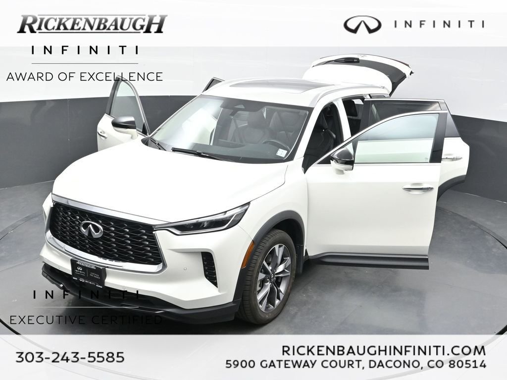 Certified Used 2023 White INFINITI LUXE image 45