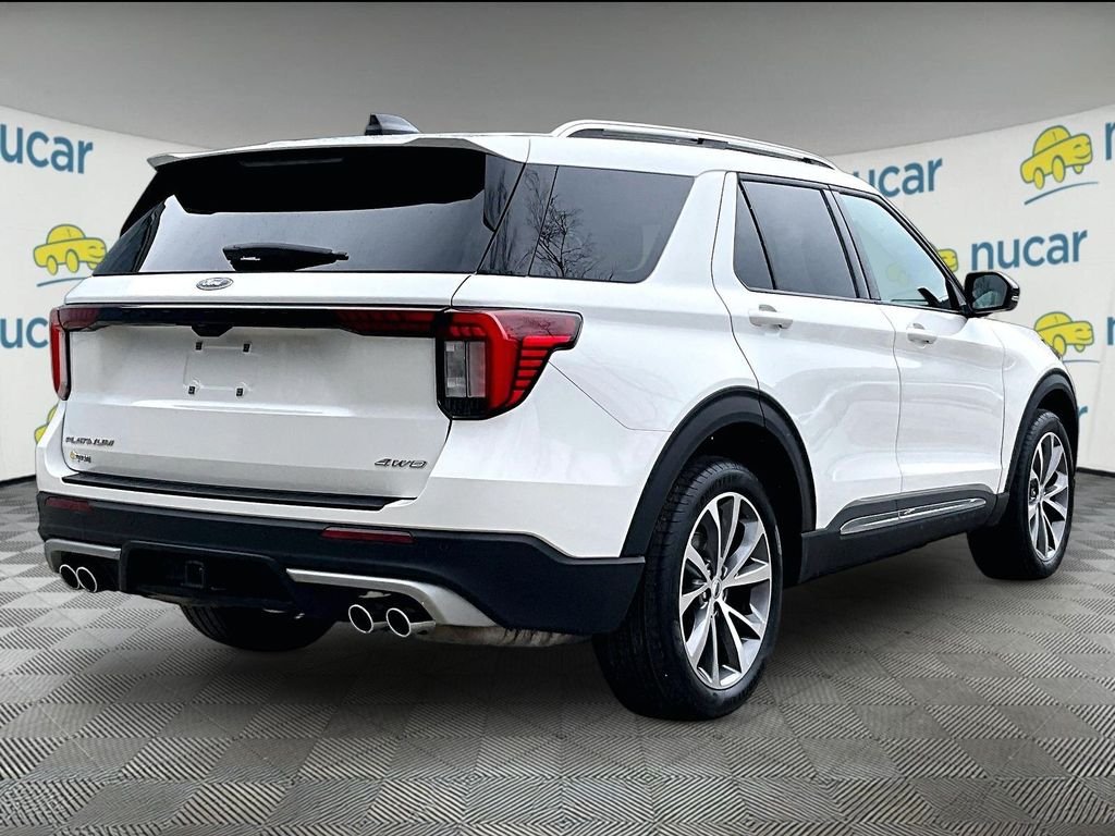 Used 2025 Star White Metallic Tri-Coat Ford Platinum image 6