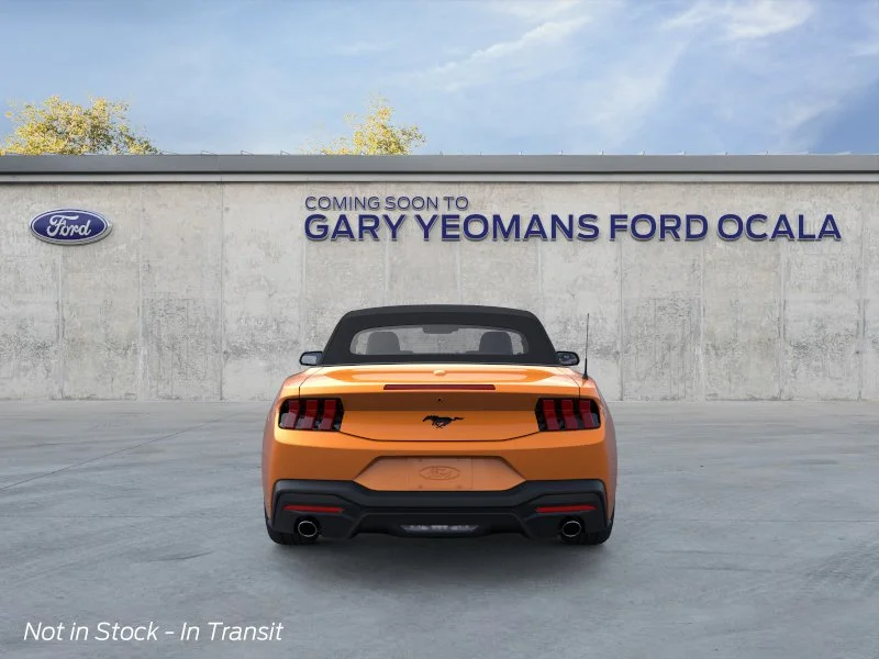 New 2026 Orange Fury Metallic Tri-coat Ford EcoBoost® Convertible image 5