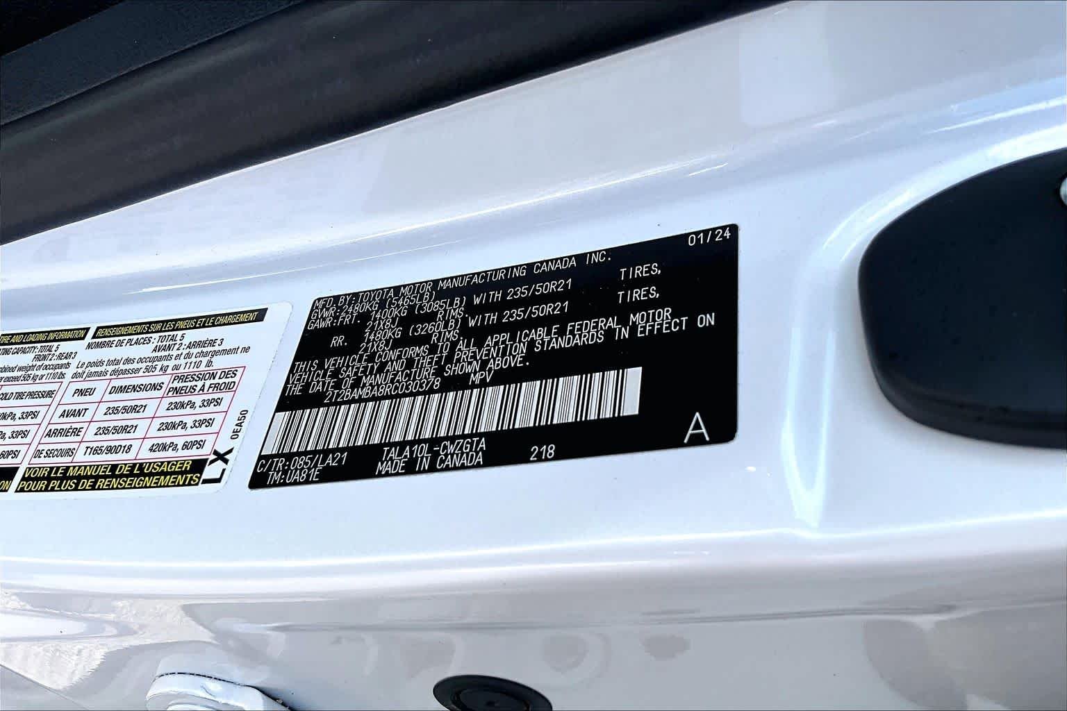 Used 2024 Eminent White Pearl Lexus Luxury image 35