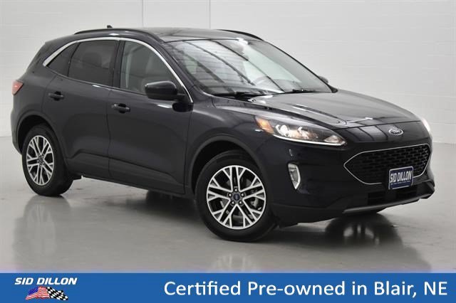 Certified Used 2021 Antimatter Blue Metallic Ford SEL image 11