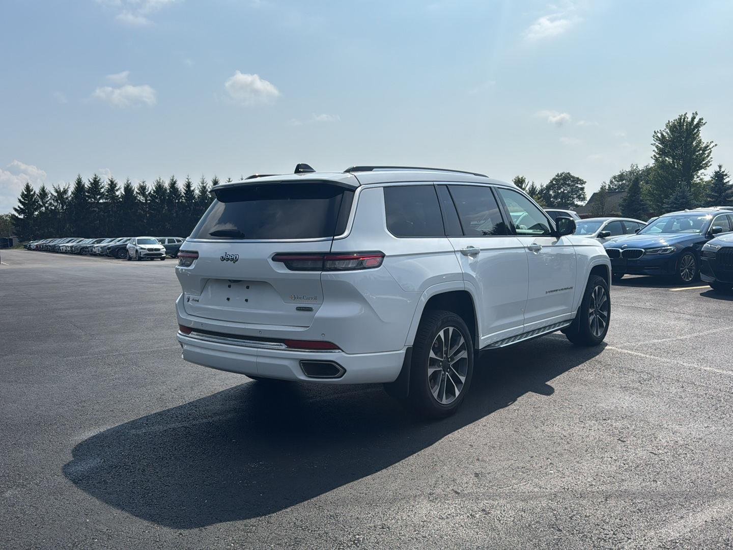 Used 2023 Bright White Clearcoat Jeep Overland image 3