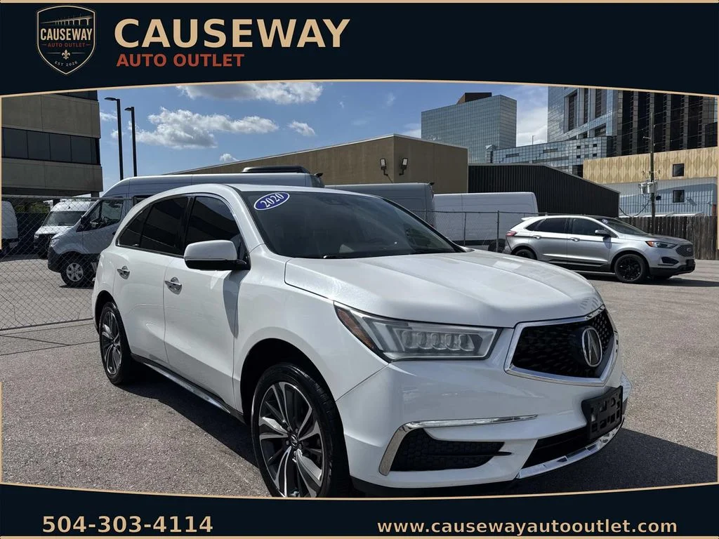 Certified Used 2020 White Acura Technology image 1