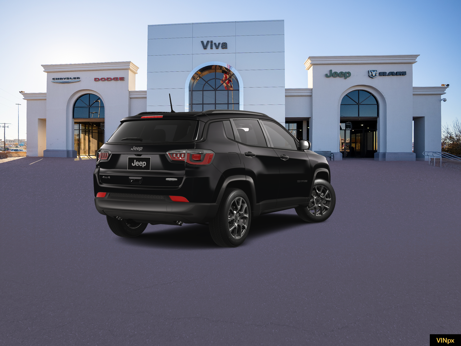 New 2026 Diamond Black Crystal Pearl-Coat Exterior Paint Jeep Latitude image 7