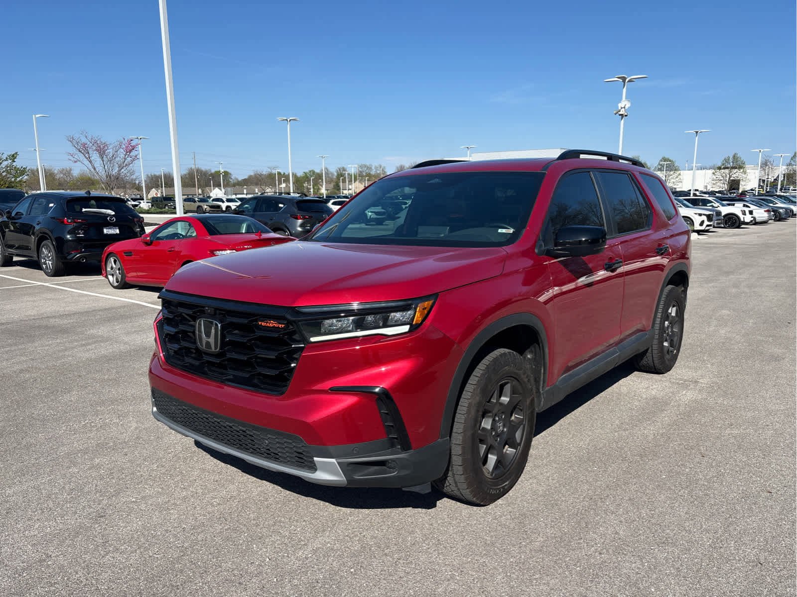 Used 2025 Honda Pilot TrailSport with VIN 5FNYG1H66SB094628 for sale in Kansas City