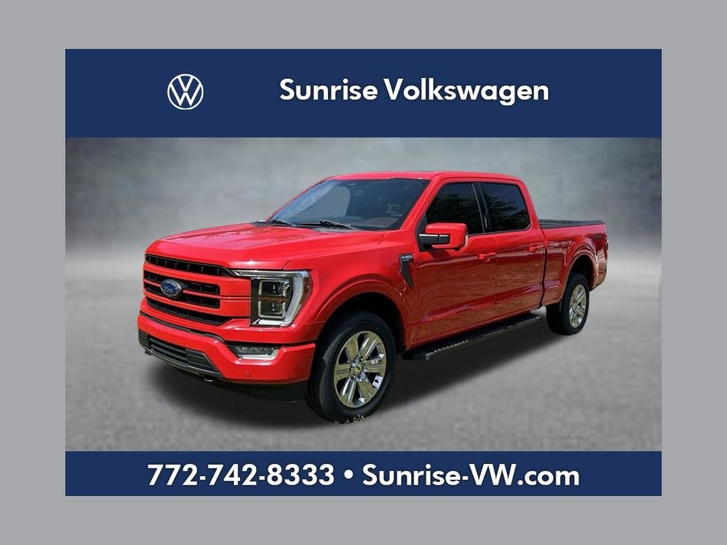 Used 2023 Red Ford Lariat image 1