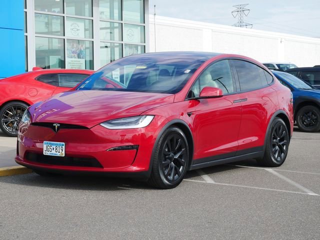 Used 2022 Tesla Model X Long Range with VIN 7SAXCDE52NF349447 for sale in Roseville, Minnesota