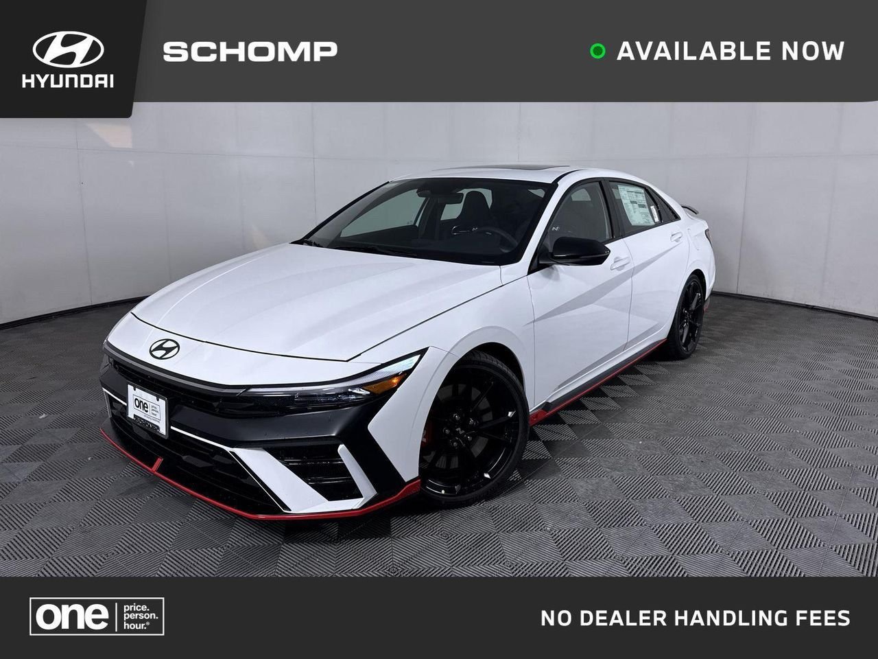 New 2026 Atlas White Hyundai Sedan image 1