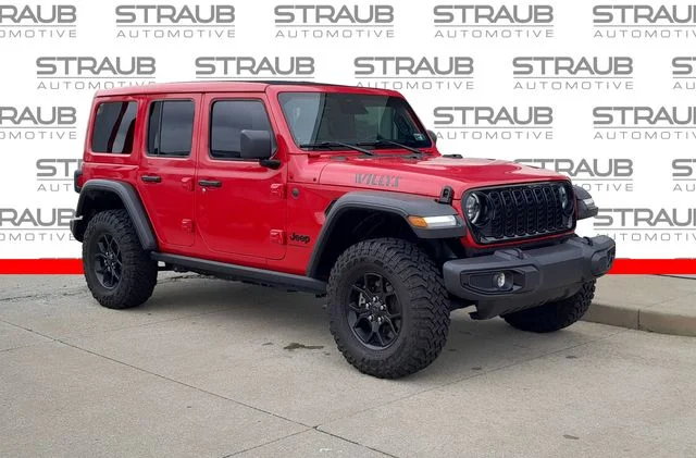 Used 2025 Red Jeep Willys image 1
