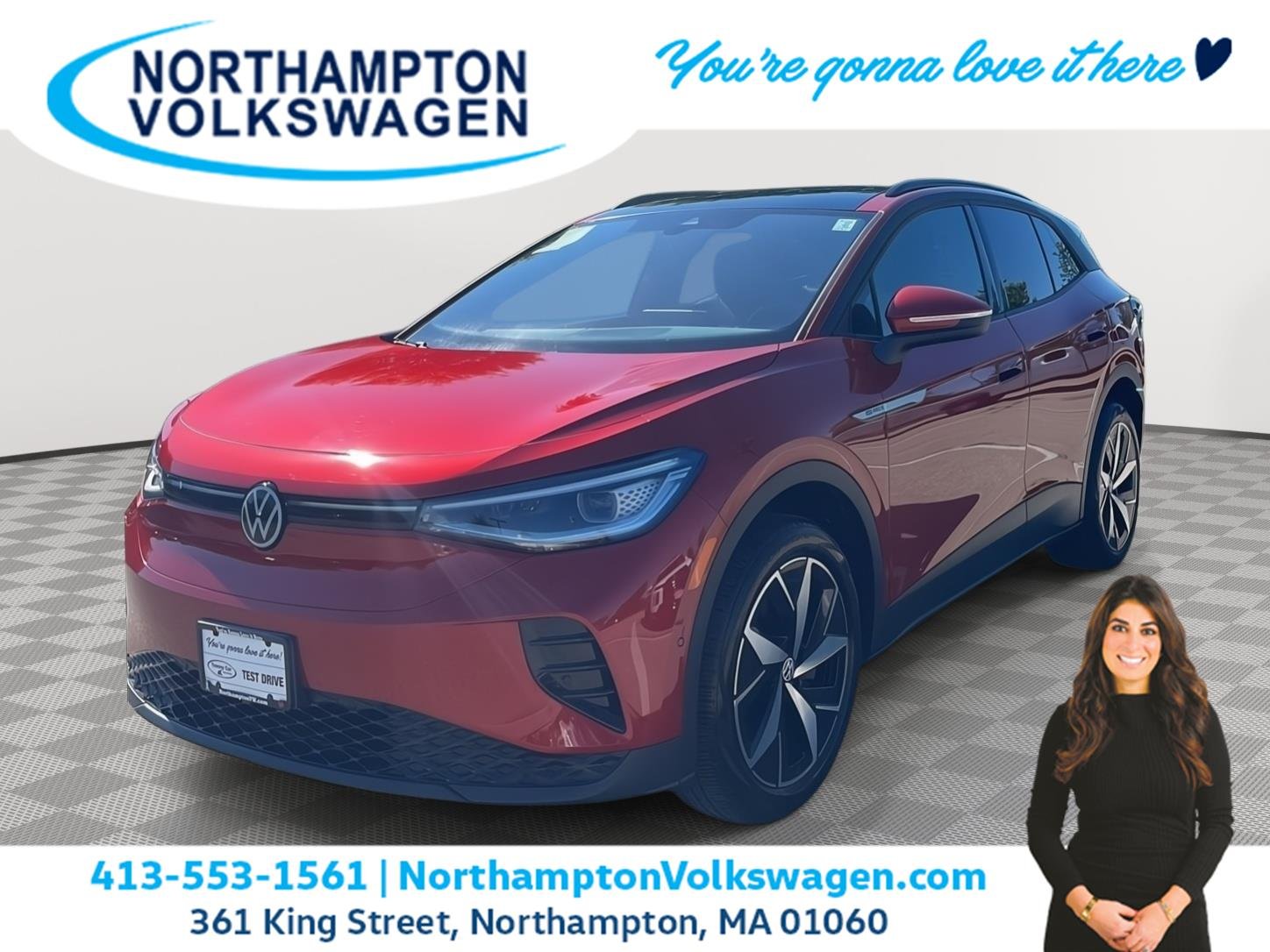 Used 2023 Aurora Red Metallic Volkswagen Pro S image 1