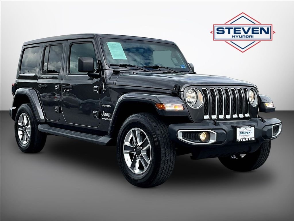 Used 2019 Gray Jeep Unlimited Sahara image 1