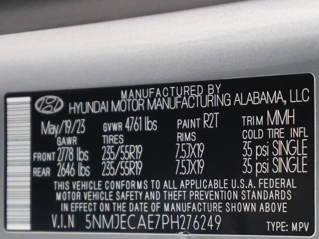 Used 2023 Shimmering Silver Hyundai Limited image 59