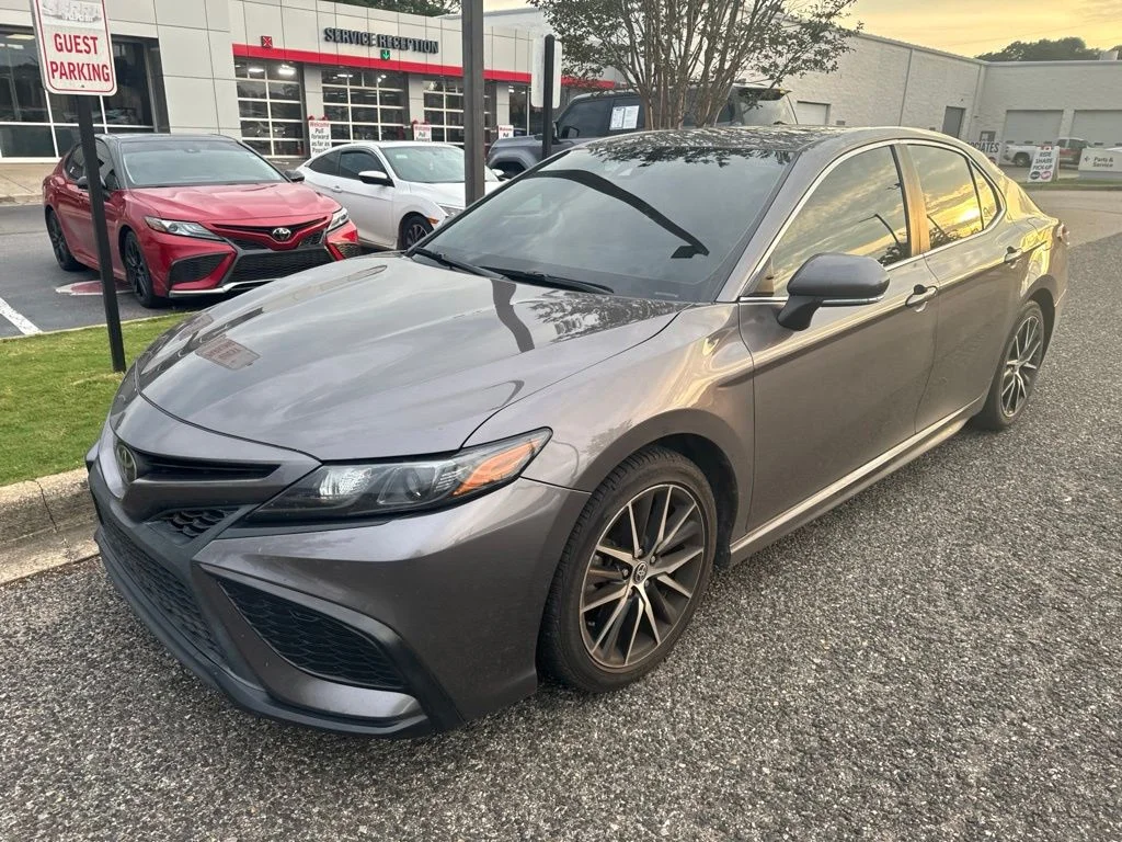 Used 2021 Gray Toyota SE image 1