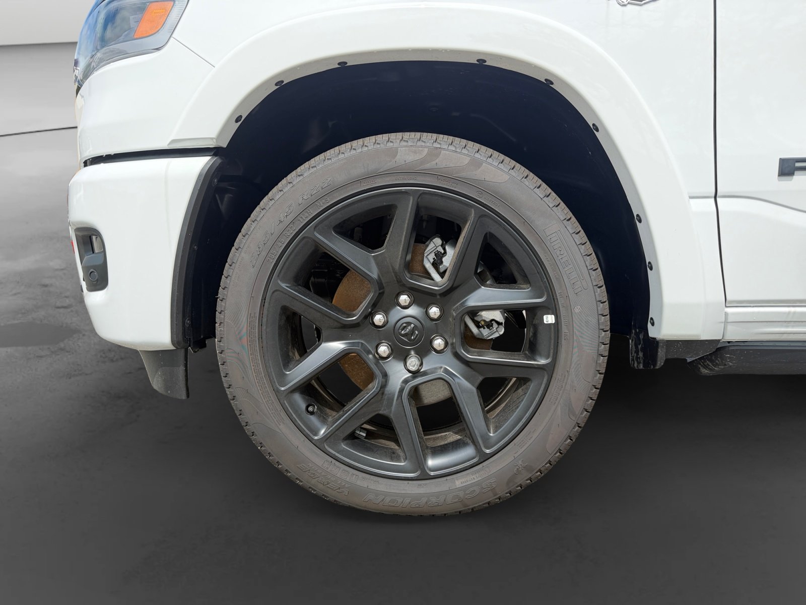 New 2026 Bright White Clear-Coat Exterior Paint RAM Limited 4x4 Crew Cab 5