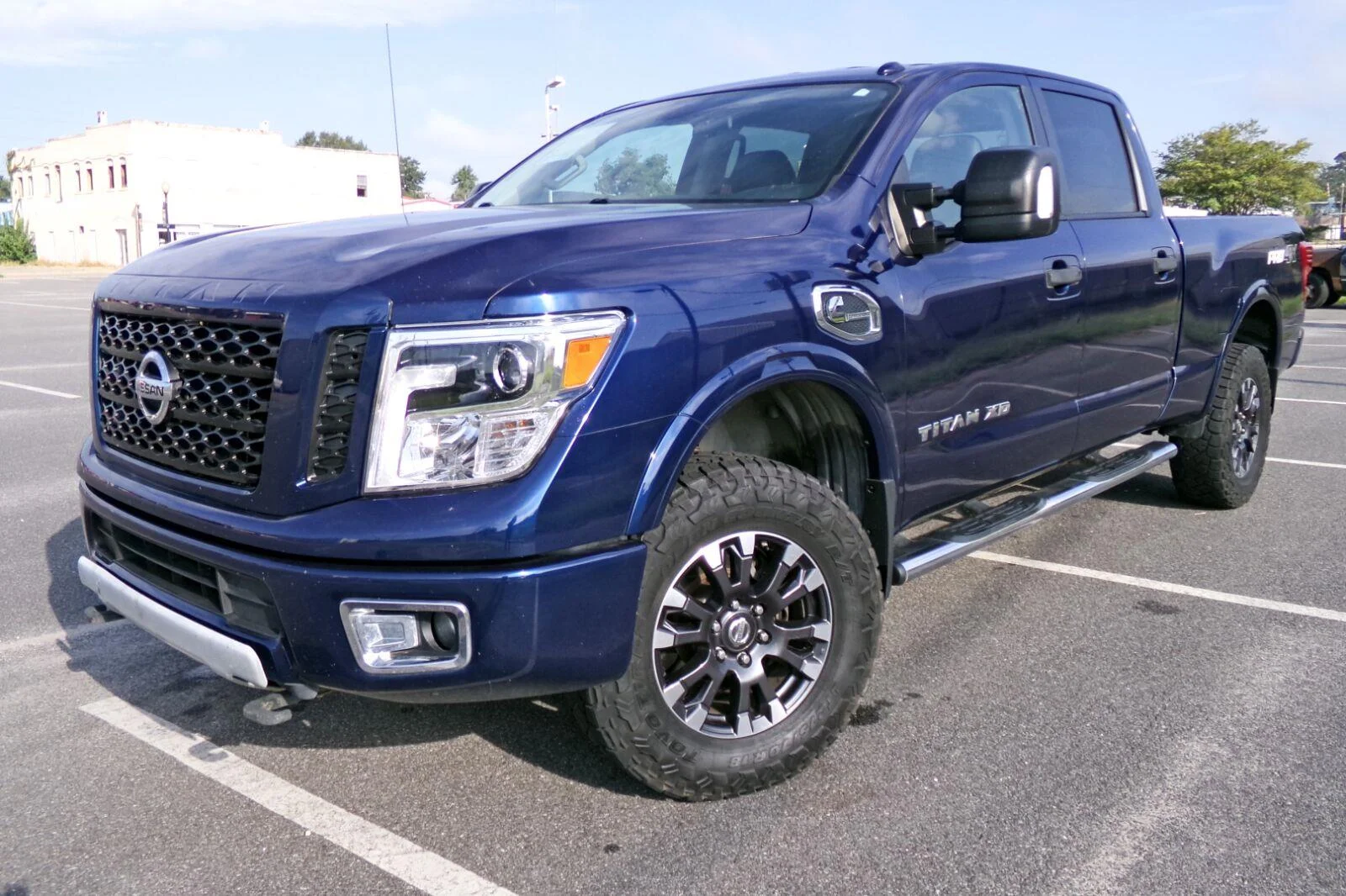 Used 2017 Deep Blue Pearl Nissan PRO-4X image 1