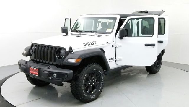 Used 2021 White Jeep Unlimited Willys image 10