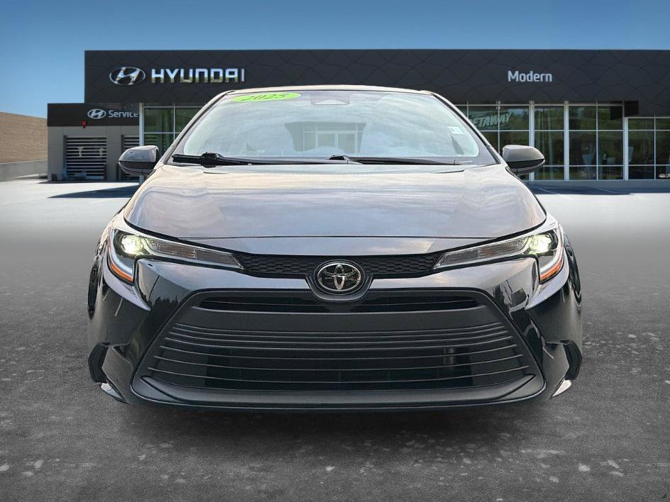 Used 2025 Midnight Black Metallic Toyota LE image 2