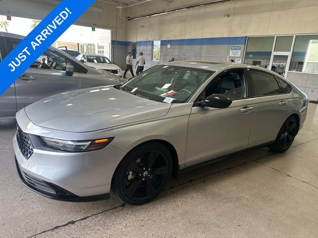Certified Used 2024 Solar Silver Metallic Honda Sport-L image 1