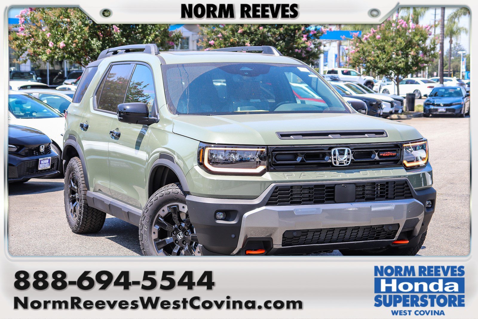 New 2026 Ash Green Metallic Honda TrailSport Elite AWD image 1