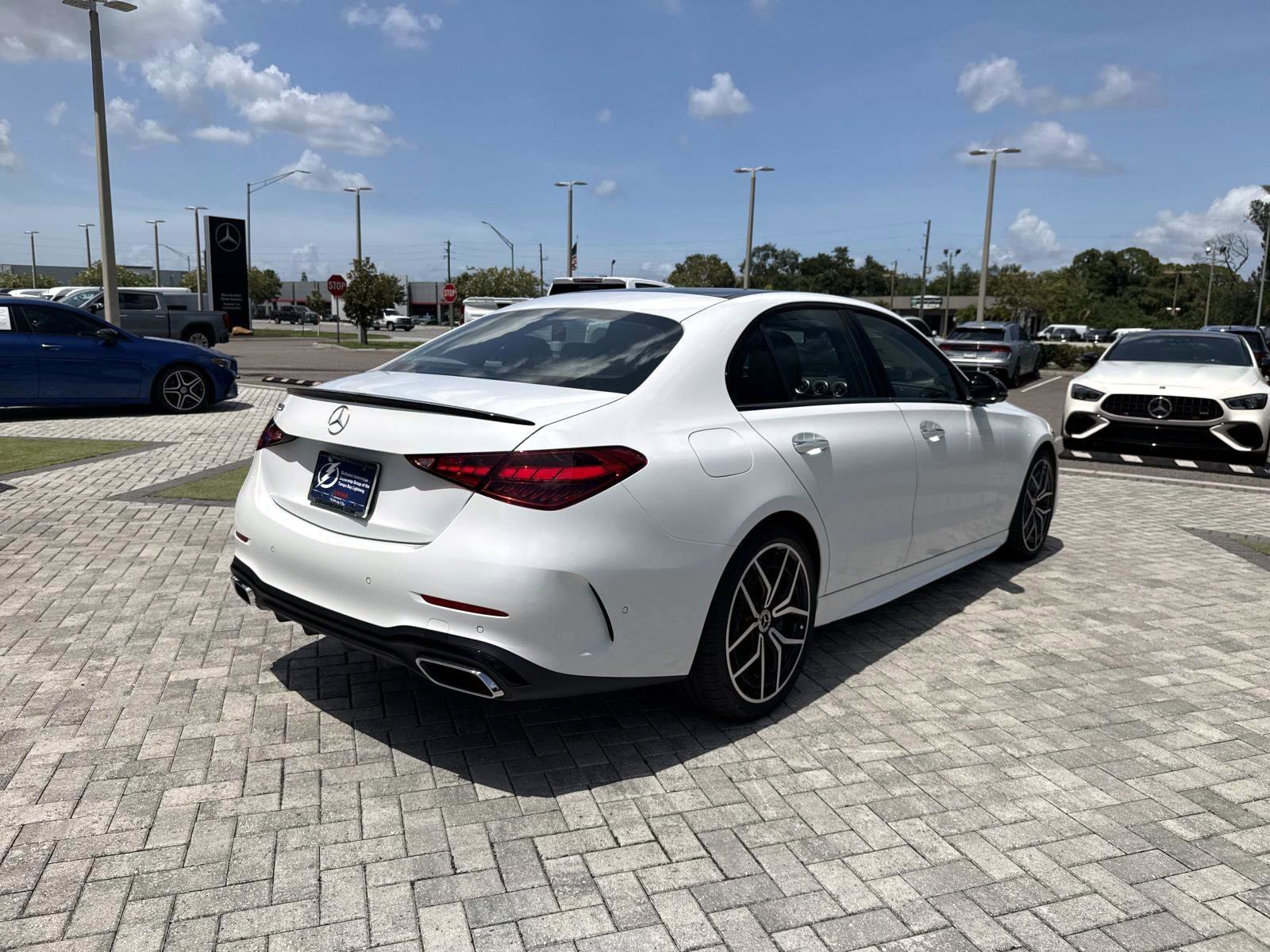 New 2026 Moonlight White Mercedes-Benz C 300 Sedan image 5
