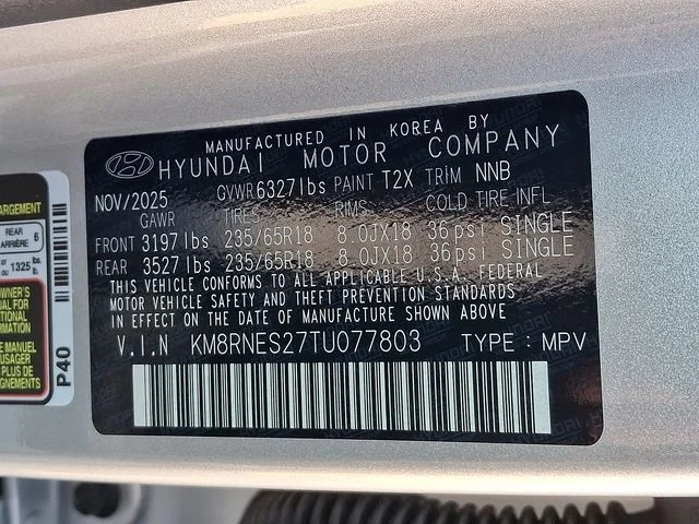 New 2026 Silver Hyundai SEL Premium image 20