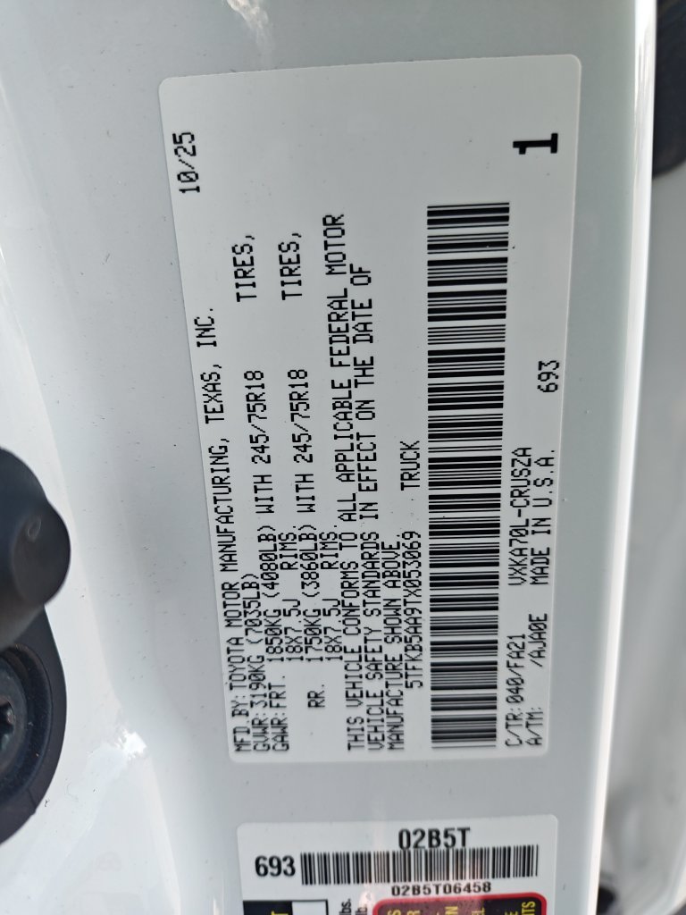 Used 2026 White Toyota SR image 26