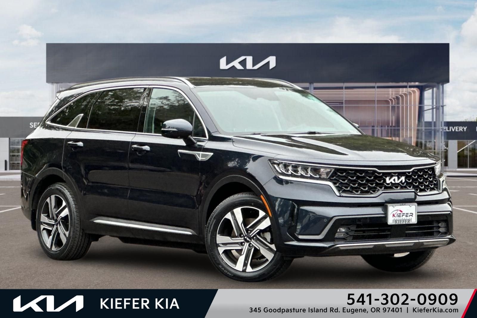 Used 2023 Blue Kia EX image 1