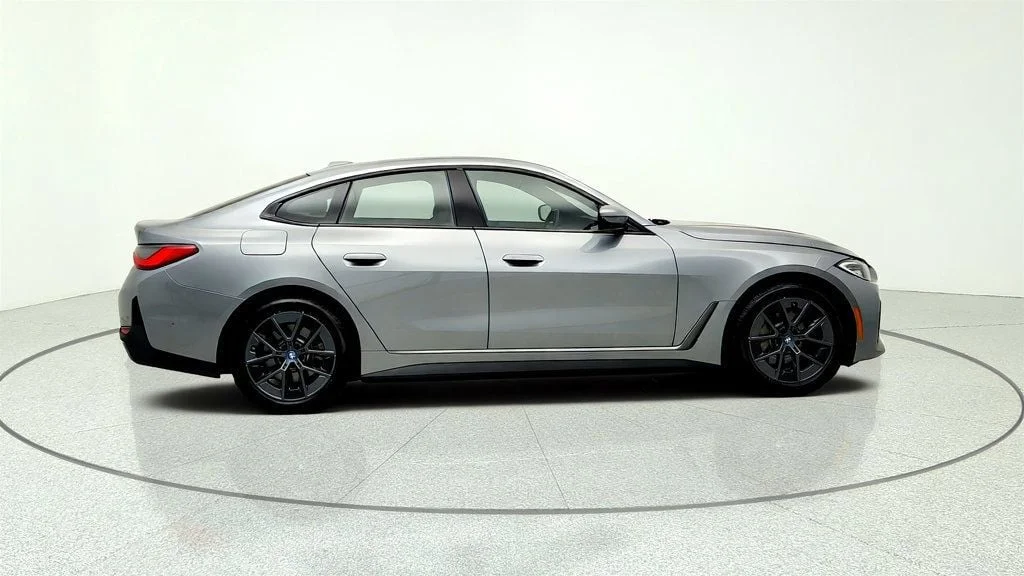 Used 2023 Skyscraper Grey Metallic BMW eDrive35 Gran Coupe w/ Premium Pkg, Parking Assist Pkg image 4