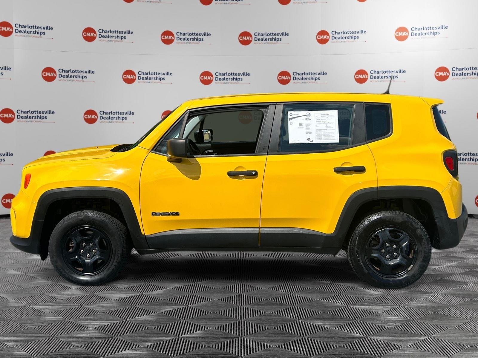 Used 2019 YELLOW JEEP SPORT image 2