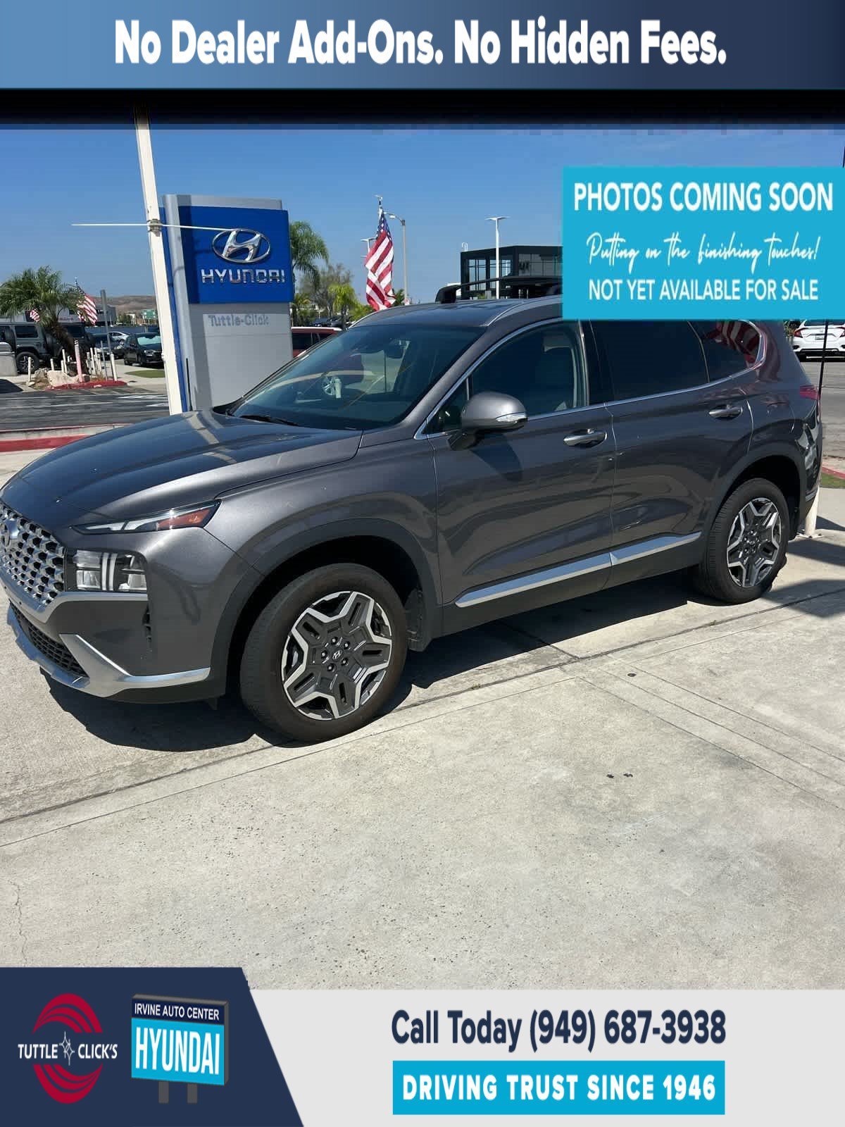 Used 2023 PORTOFINO GRAY HYUNDAI SEL CONVENIENCE image 1