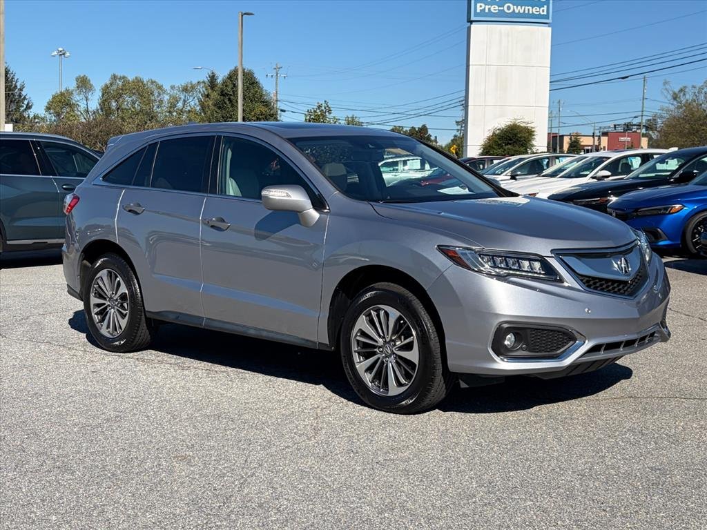 Used 2018 Lunar Silver Metallic Acura w/Advance image 2