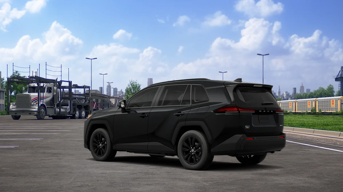 New 2026 Midnight Black Metallic Toyota XLE Premium image 8