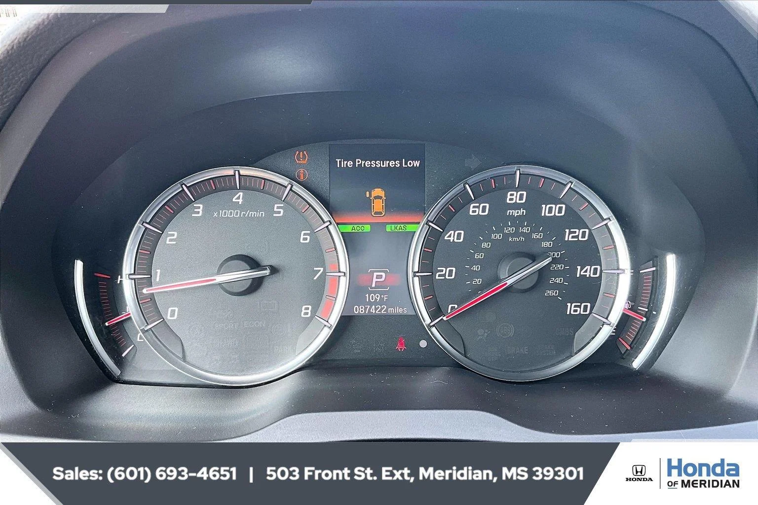 Used 2020 Majestic Black Pearl Acura SH-AWD w/Tech w/A-SPEC image 14