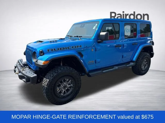 Used 2021 Hydro Blue Pearl Coat Jeep Unlimited Rubicon 392 image 3